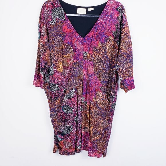 Anthropologie Edme & Esyllte Chromatique Shift Dress Size S/M Multi color - Picture 2 of 9